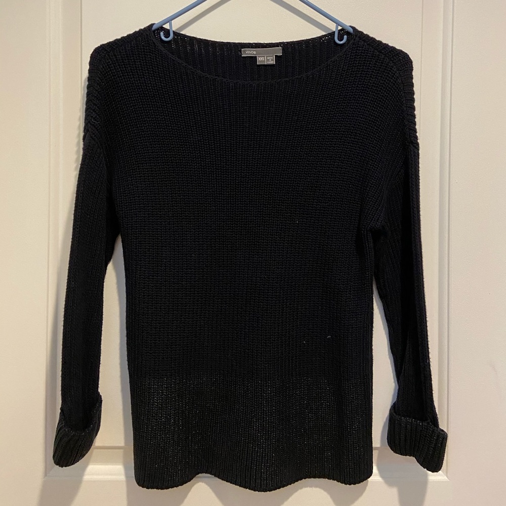 Vince blue and black sweater